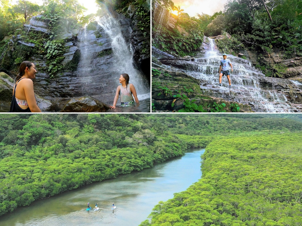 太古のジャングルをSUP&トレッキング!裏ゲーダ滝