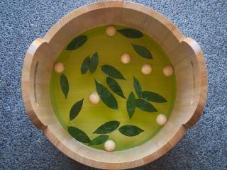 清涼感漂う緑茶の足湯♪