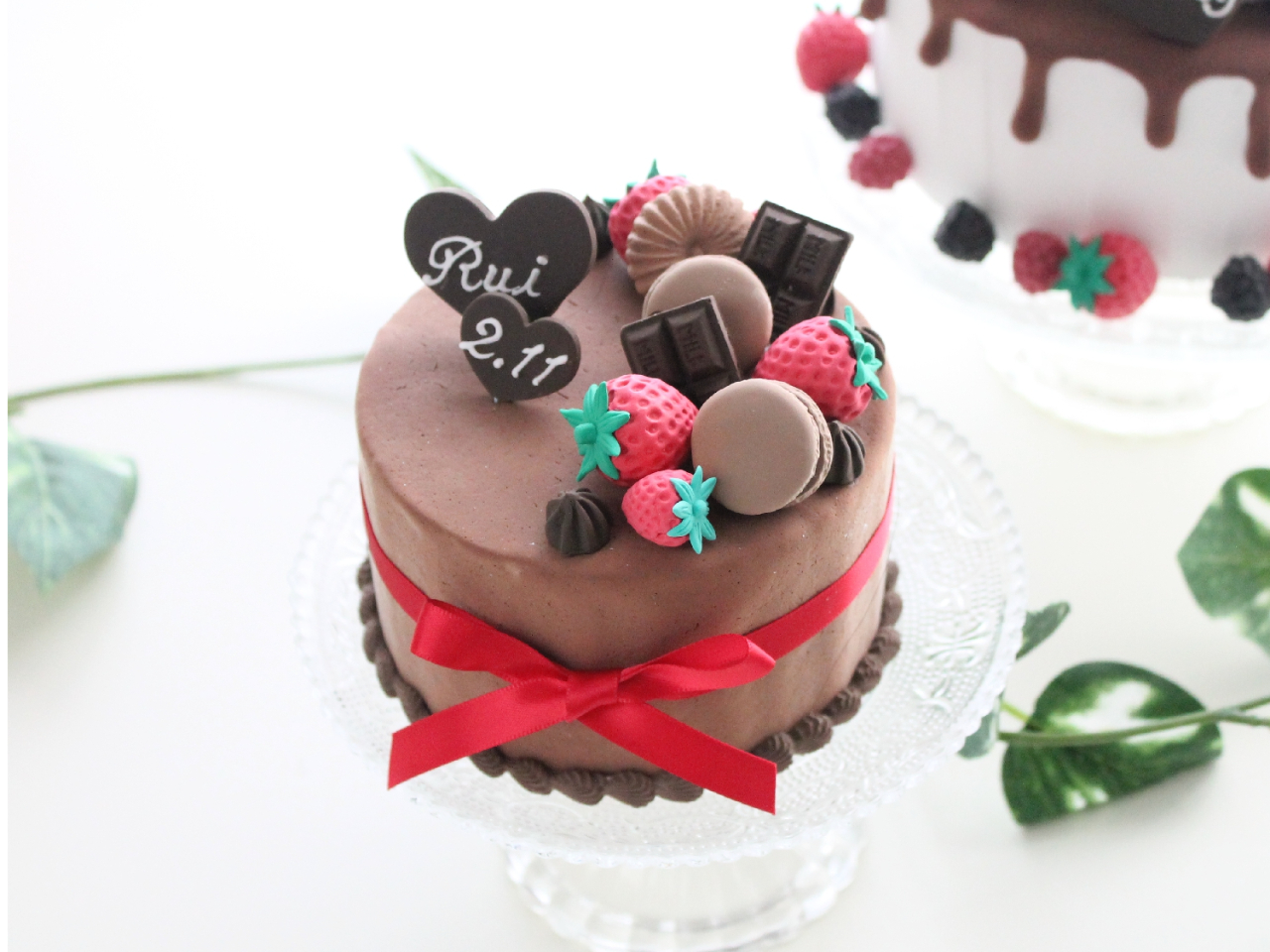 チョコレートケーキもお作りいただけます♪