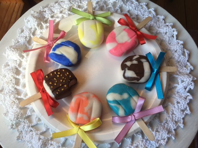 石けん粘土で作るアイス石けん