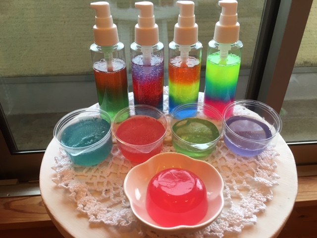 土日専用 新メニュー登場 ぷるぷるジェルソープ ゼリーソープ 2種類の石鹸を親子で作りませんか 2時間 3個 3850円 アロマと手作り 石けん教室 風香 じゃらん遊び体験