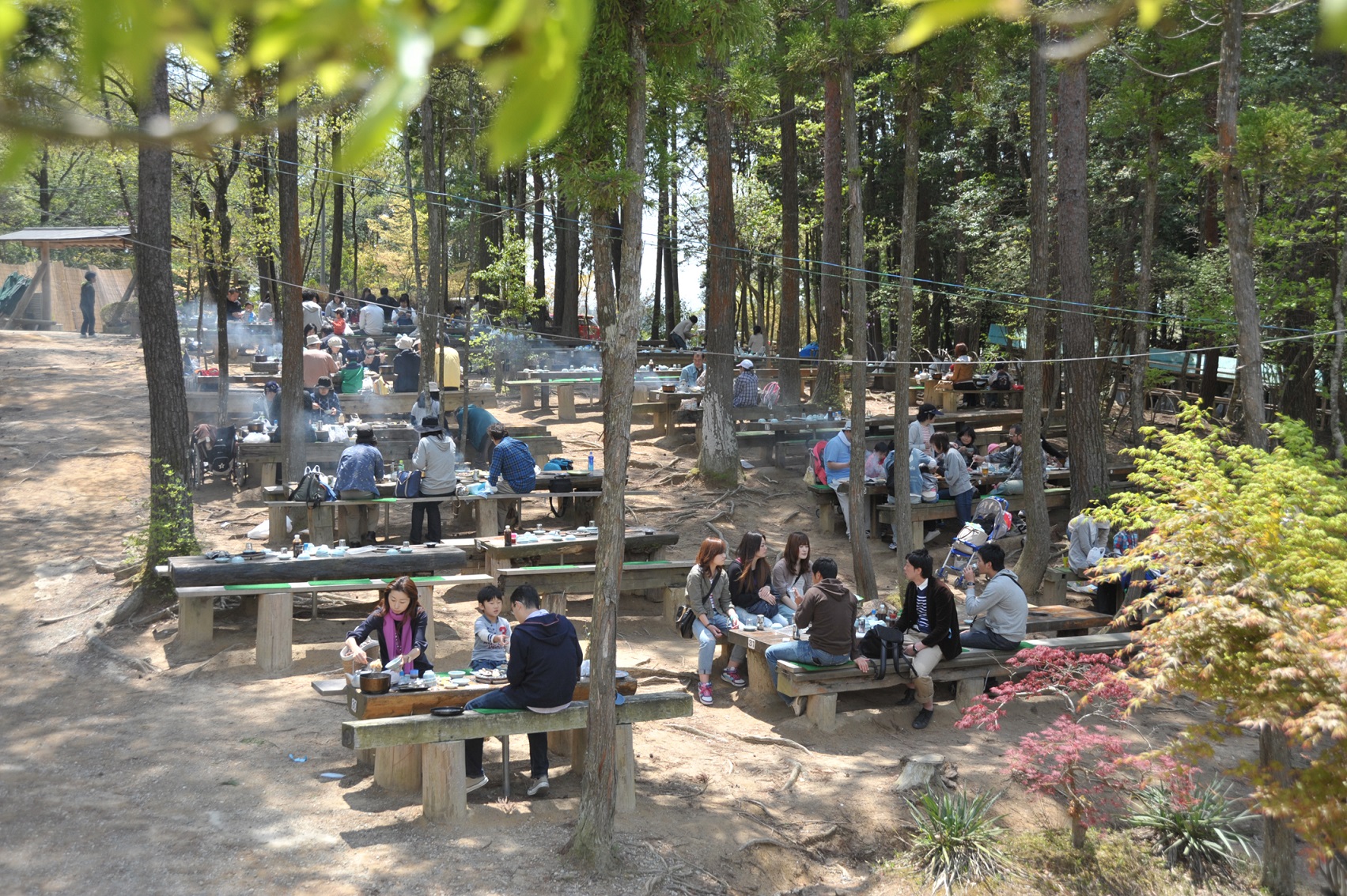 屋外でもバーベキューが楽しめる♪