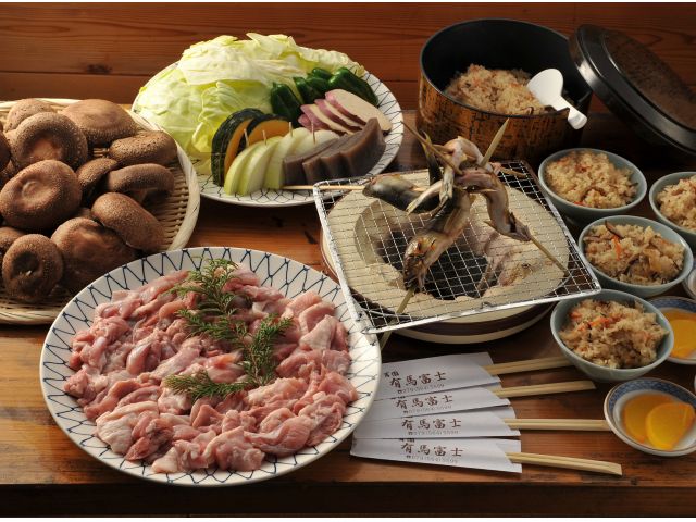 魚釣りと若鶏コース