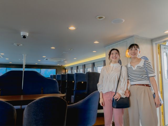 「シースピカ」船内