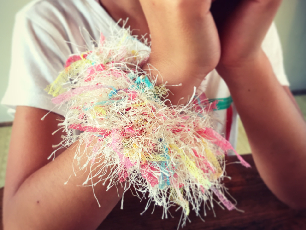 こども手芸部体験・毛糸や羊毛でつくるアクセサリー