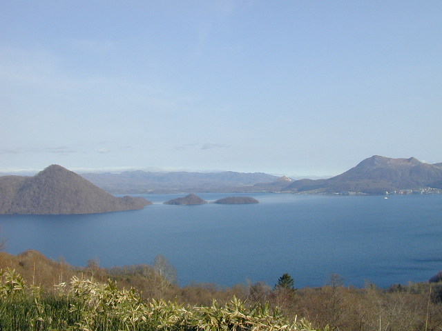 サイロ展望台からの洞爺湖の眺望