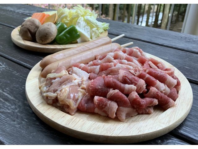 食材セットです。写真は2人前です。