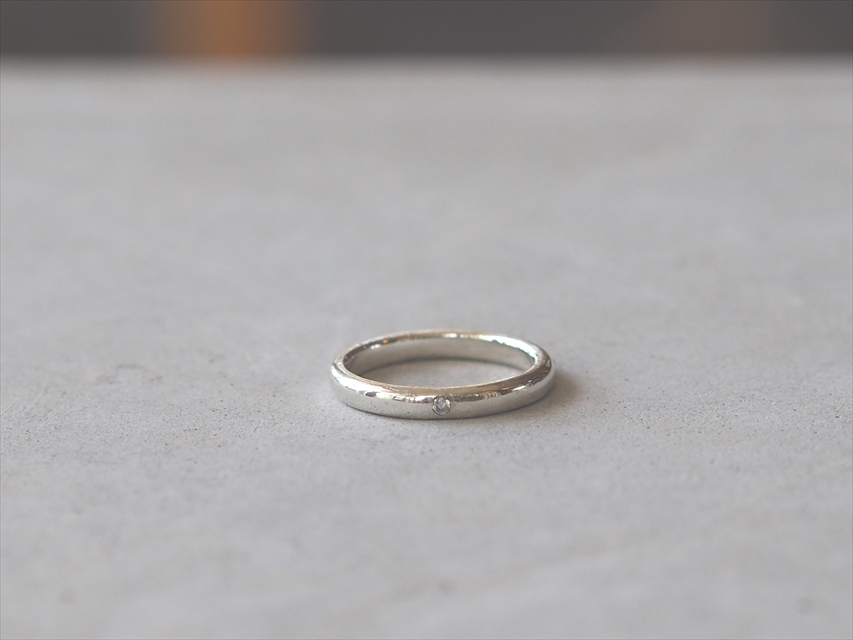 甲丸リングダイヤセット