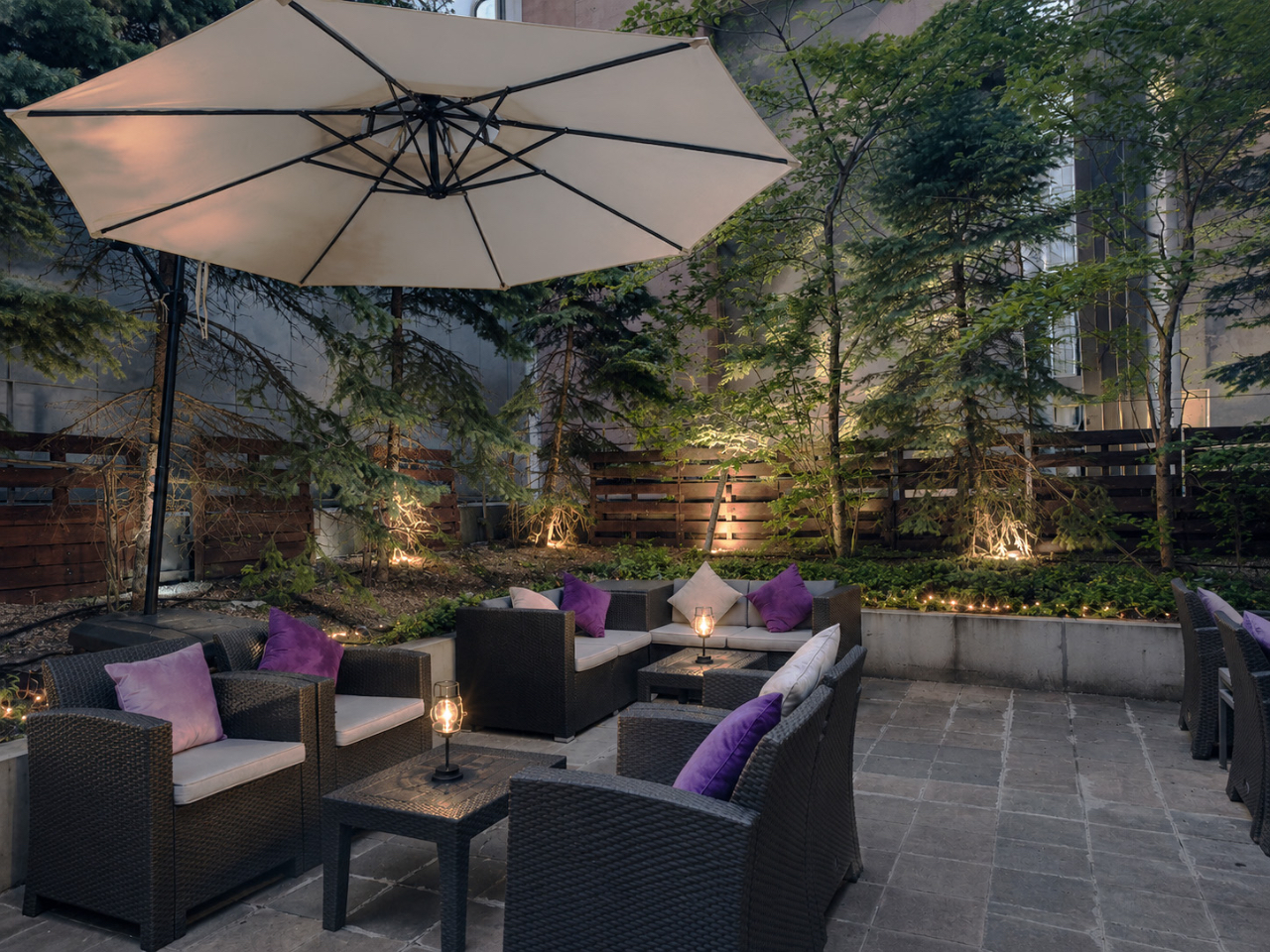 ���uLa Terrasse�v�̃C���[�W�@�������̂��Ȃ̔z�u�́A�摜���قȂ�ꍇ���������܂��B