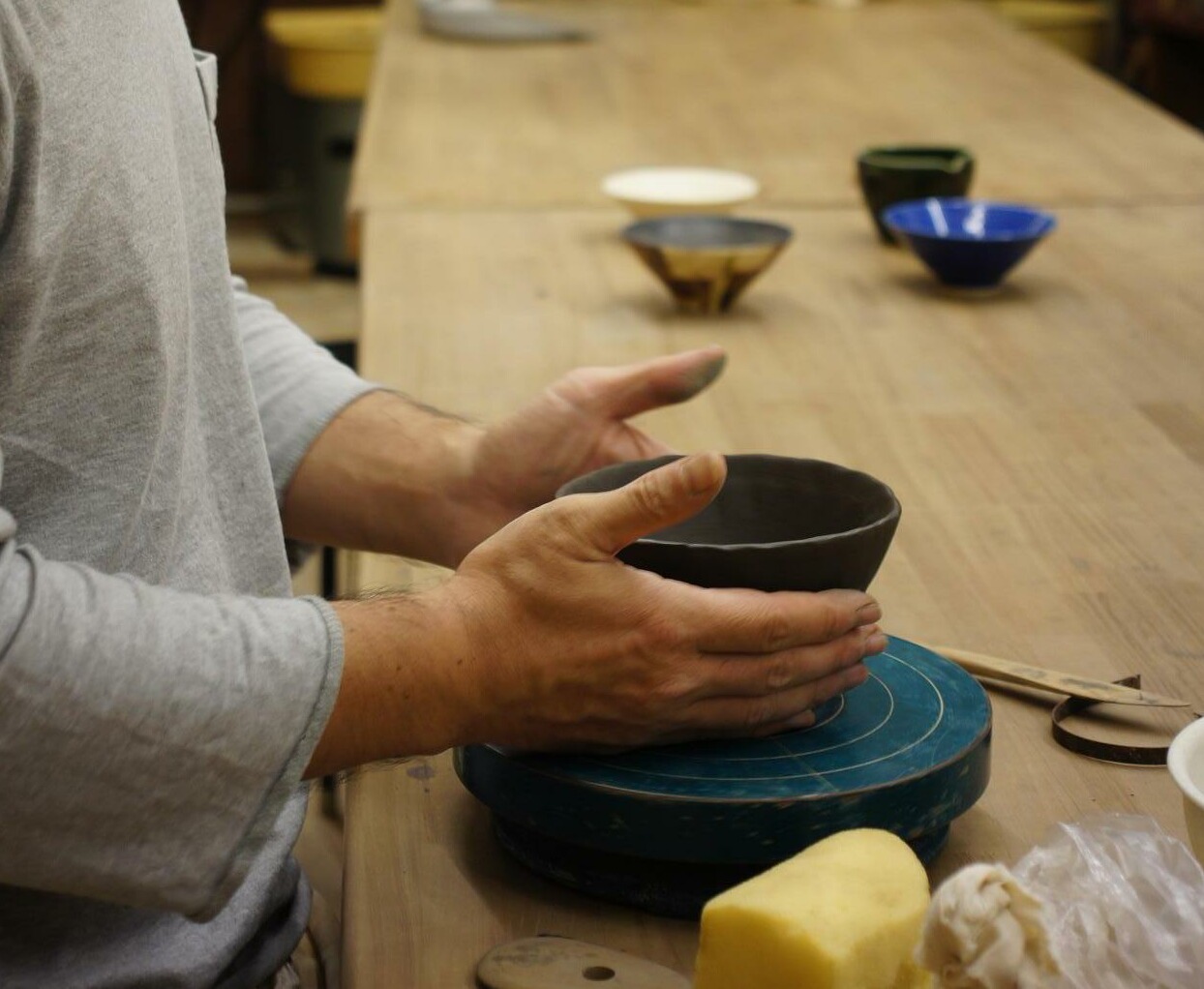 手びねり陶芸体験♪