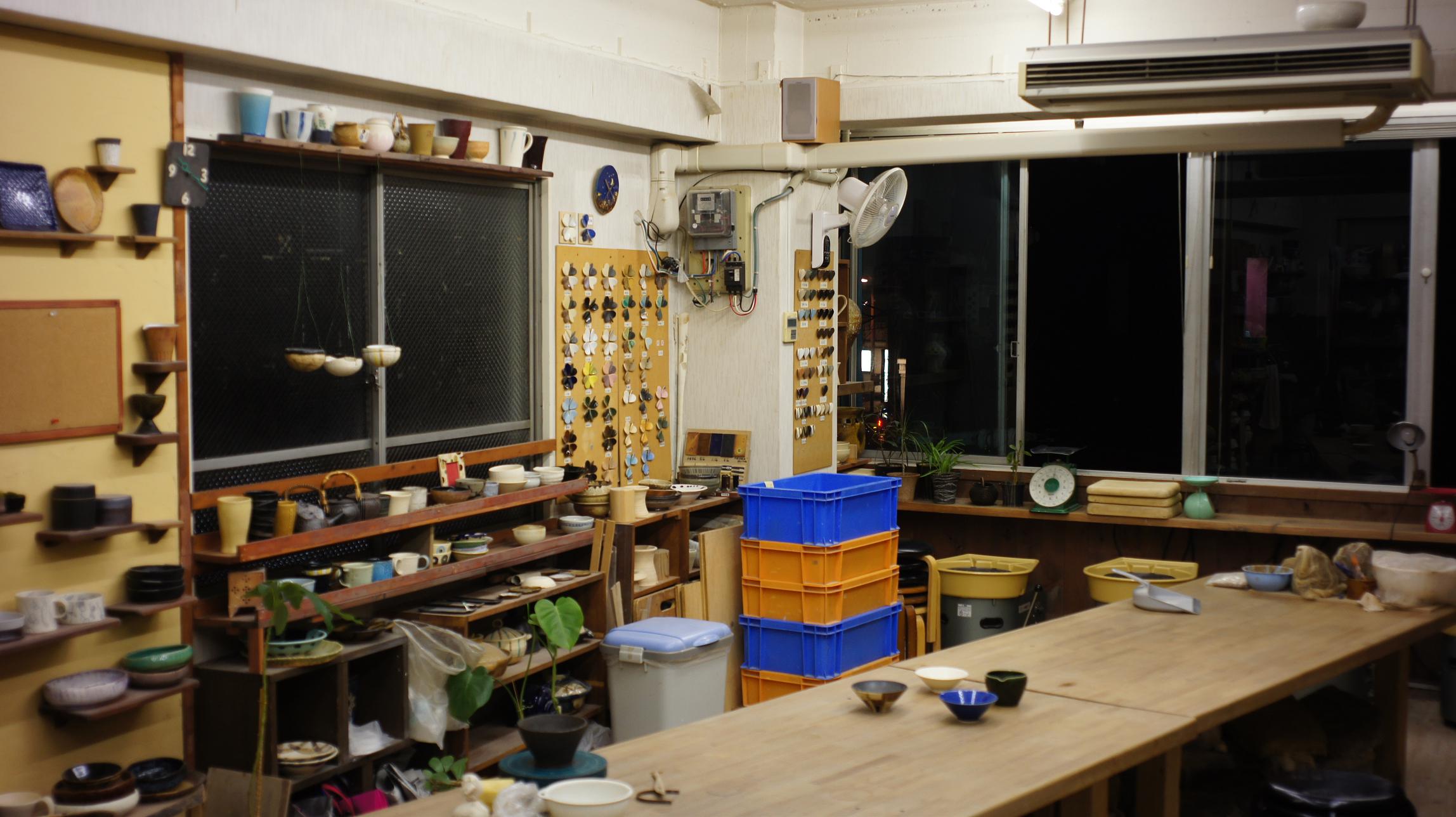 ルームルームとうげいきょうしつの店内風景です♪1