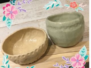 感謝企画!ペアで楽しむ「陶芸プチボウル&クラフトカフェ1000円ご利用券付き」プラン