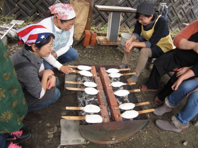 まずはした焼きをします。