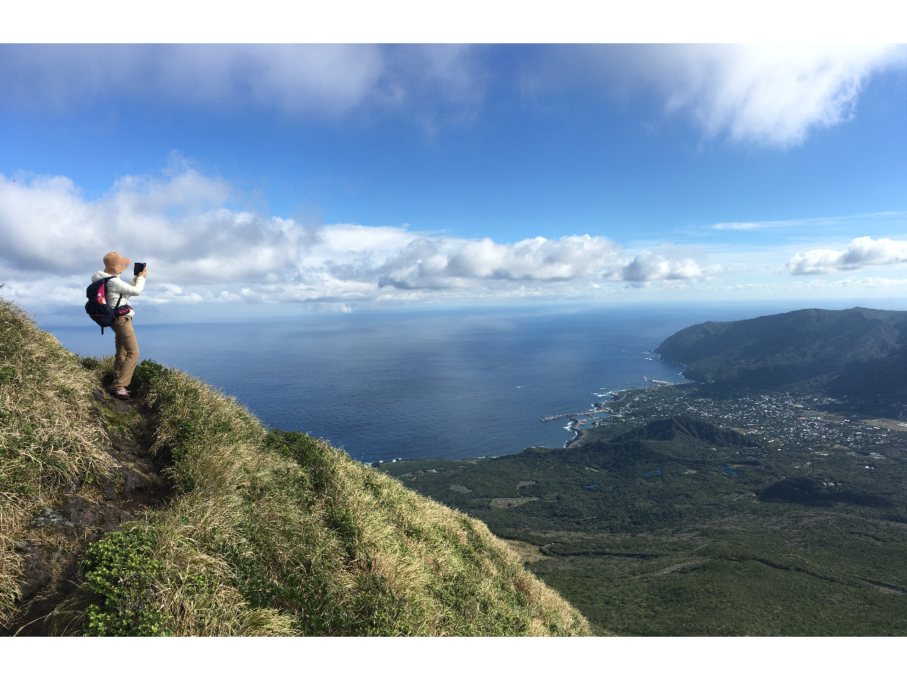 八丈富士お鉢めぐりの道