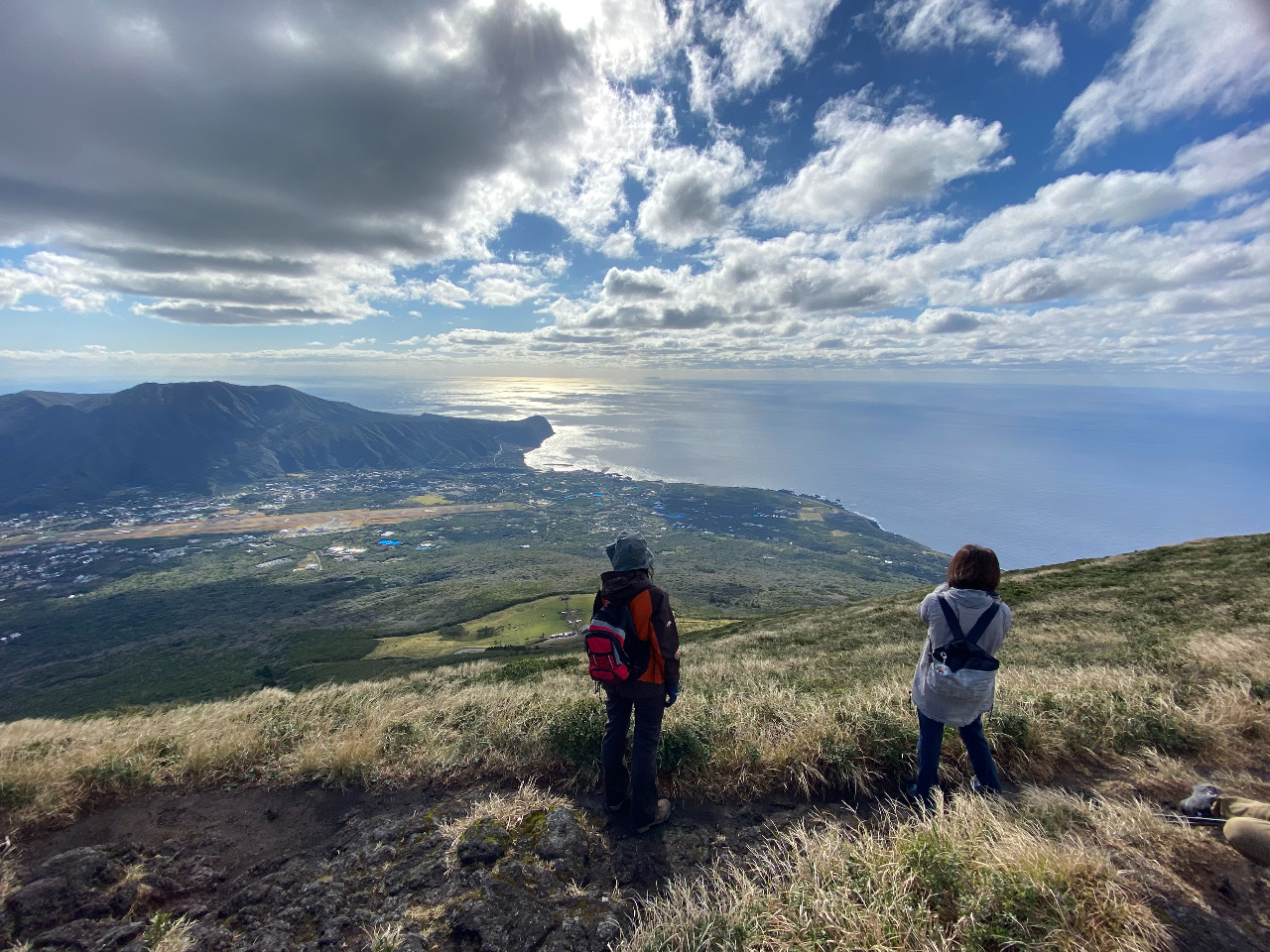 山頂からの景色。