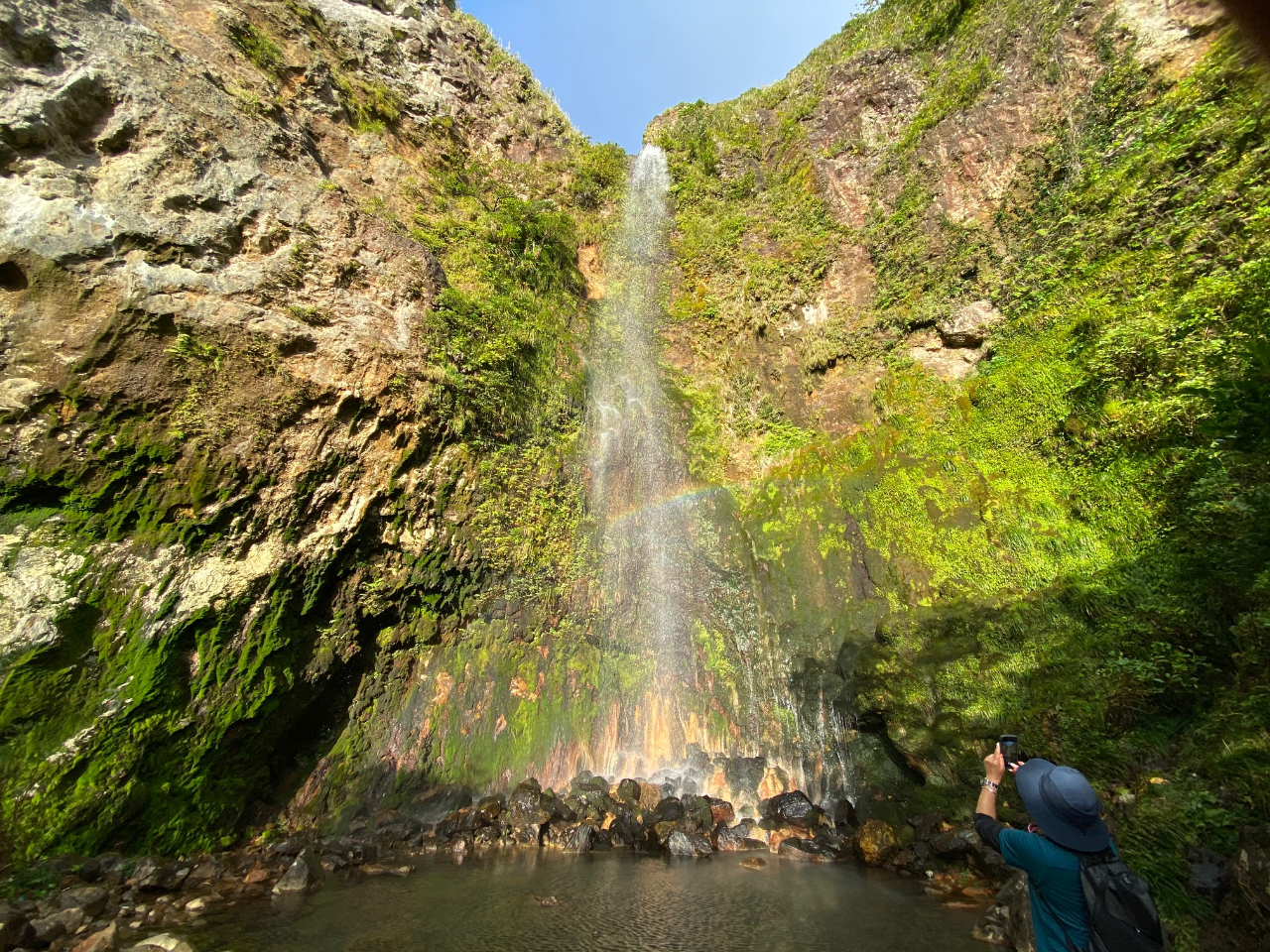 コース状況により唐滝へ下山することもあります。