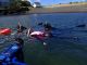 まずは穏やかな海でしっかり練習!