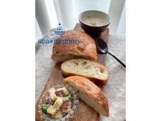 栃木で生産されたもち麦粉を使ったパン作り