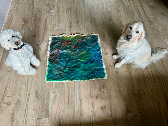 額装をすれば素敵なインテリアアートに!自由なサイズにカットできます。