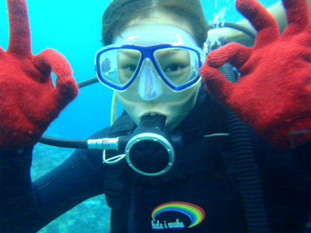 沖縄で数少ないガイド貸切制のショップだからこそ出来る、時間をかけたスローダイビング^.^他のグループもいないので気にすることなく仲間同士で楽しめるのも魅力♪