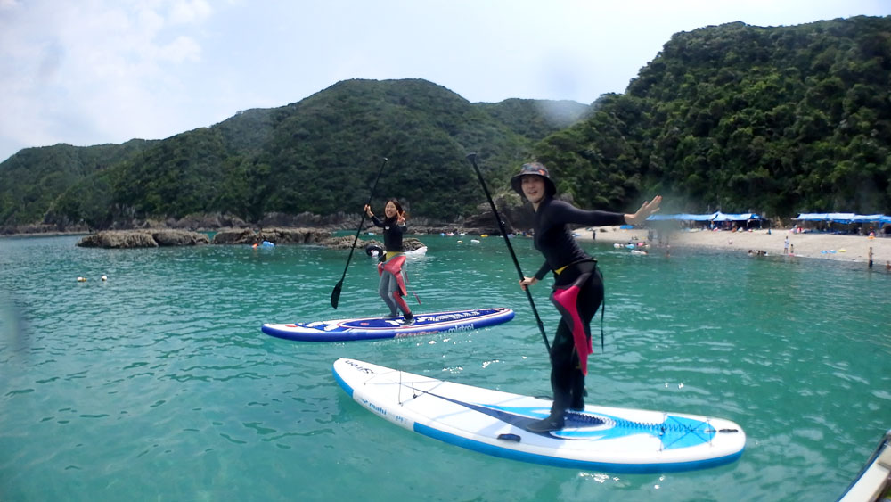 Sup スノーケリング体験 更衣室 シャワー完備 ボート移動でらくらく 鹿児島で 指宿も近い ラ ボンバ じゃらん遊び体験