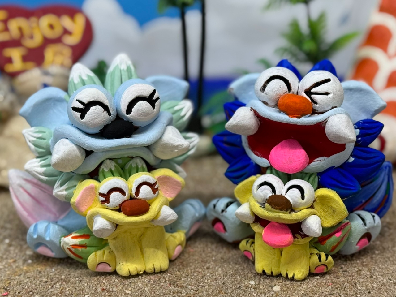 沖縄で作った思い出の守り神が、毎日あなたの帰りをお出迎え(^^)