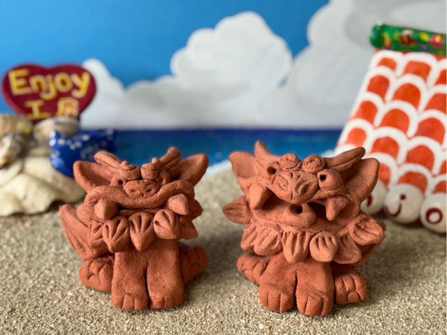 厳ついシーサーだって作れちゃいます(^^)