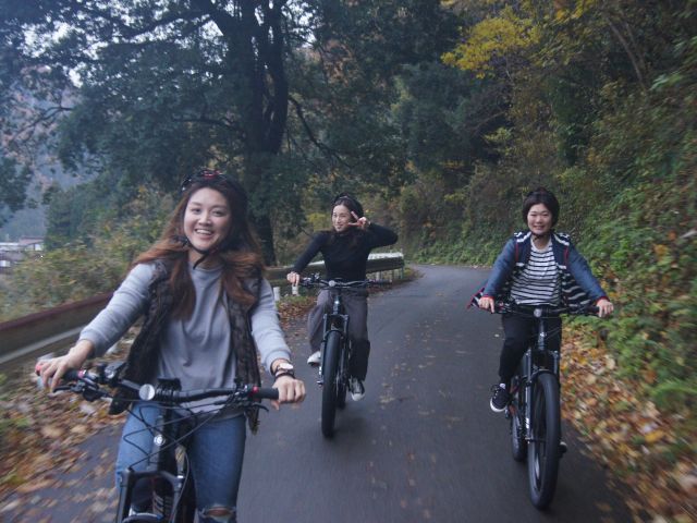 川沿いを走るっと気持ちいですよ!