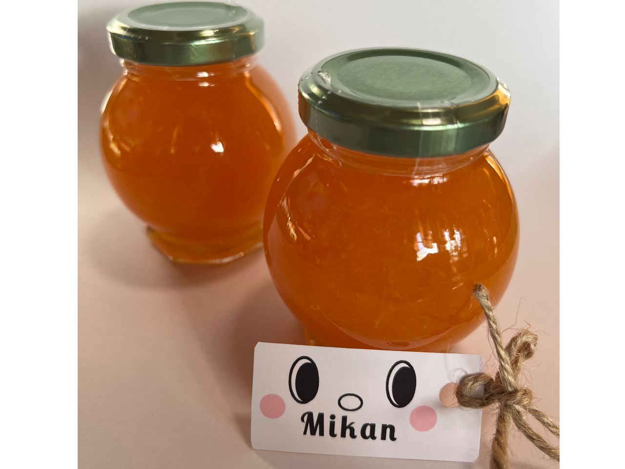 手づくりみかんジャムも販売中