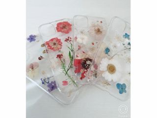 【押し花スマホケース作り体験】