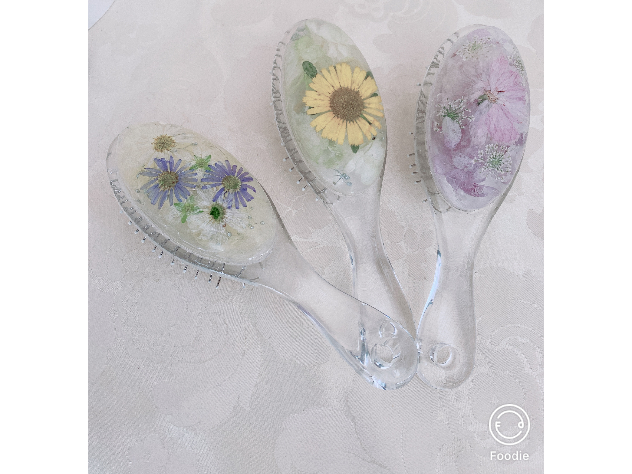 【押し花の箸置きづくり体験】