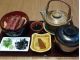 小学生メニューはミニまぶしセット(味噌汁・漬物付)入浴料込、※タレは有馬醤油のみ