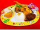 お子様ランチ♪入浴料込♪〜みかわ牛ハンバーグ、エビフライ、からあげ、ジュース、デザート〜