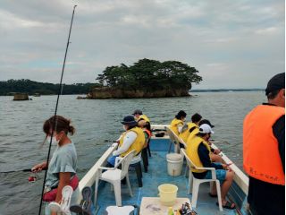 ハゼ釣りと松島の島々