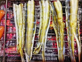 アナゴ白焼き(炭火)