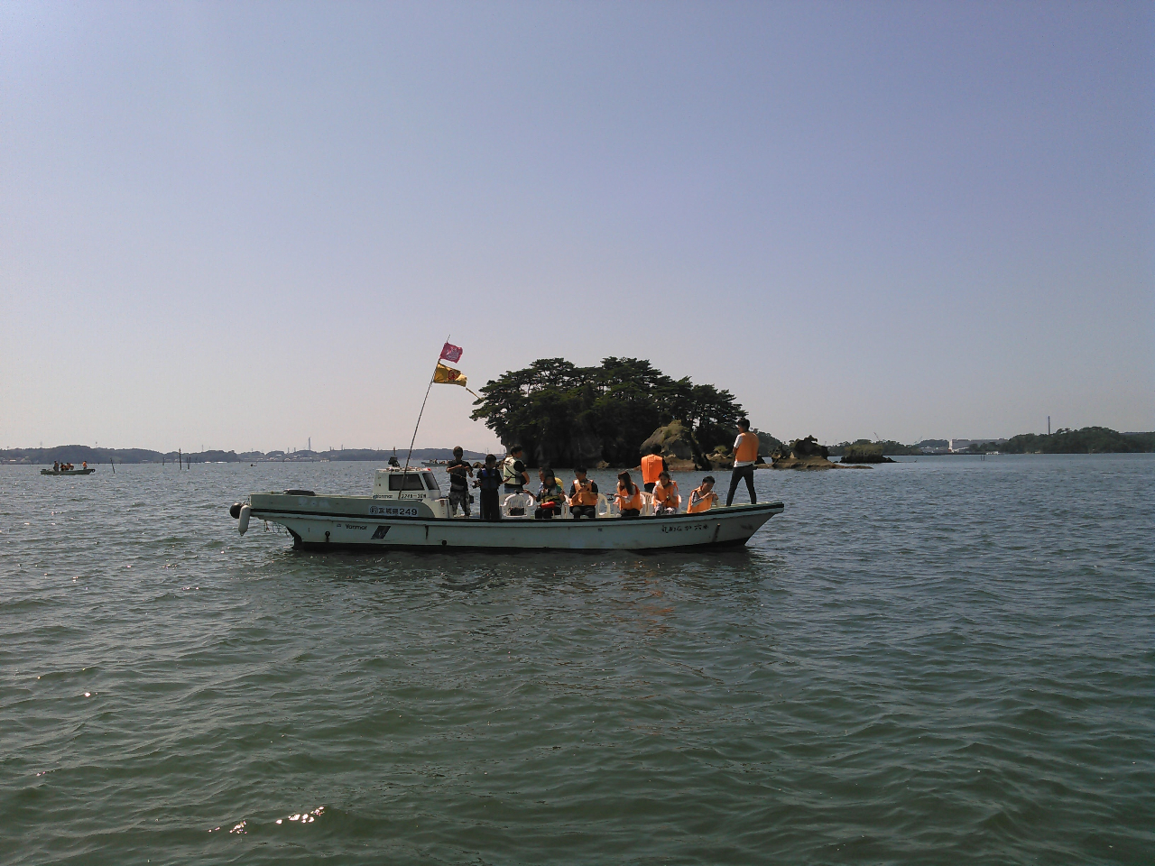仲間たちと釣り体験