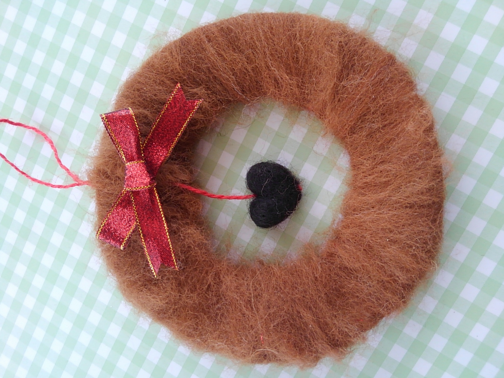 もふもふリース(茶)