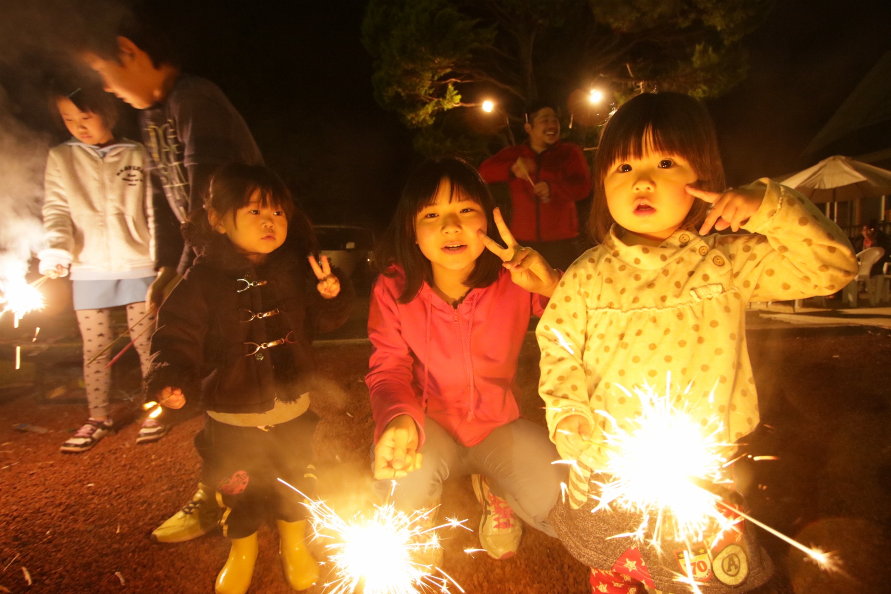 BBQが終わったら皆で花火はいかがですか♪