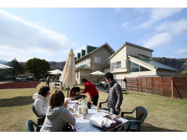 青空のしたでBBQ〜♪皆様のお越しをお待ちしております☆