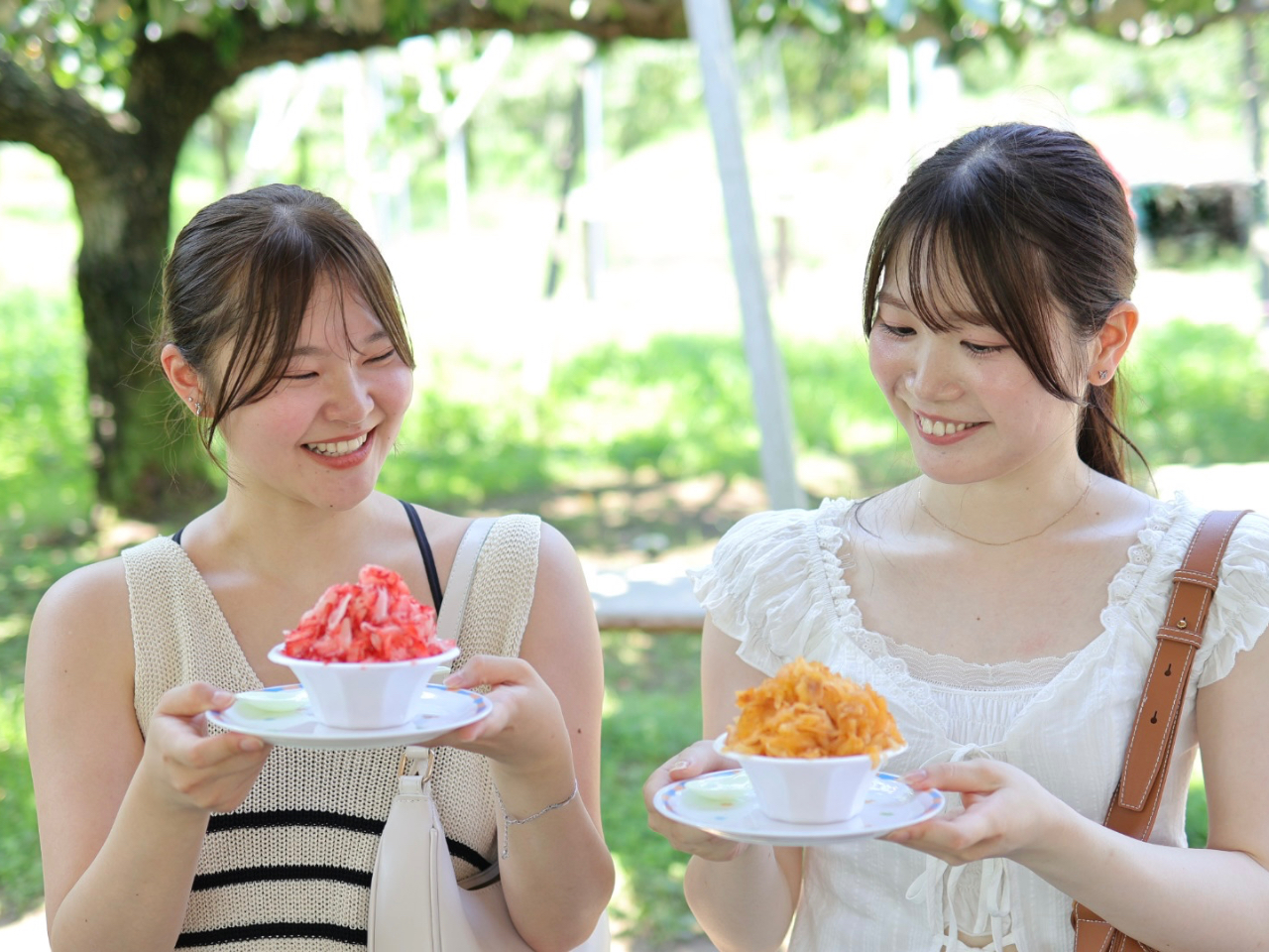 いちご削りと柿削り！