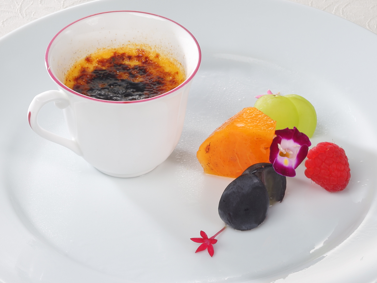 選べるケーキ:カボチャのブリュレ