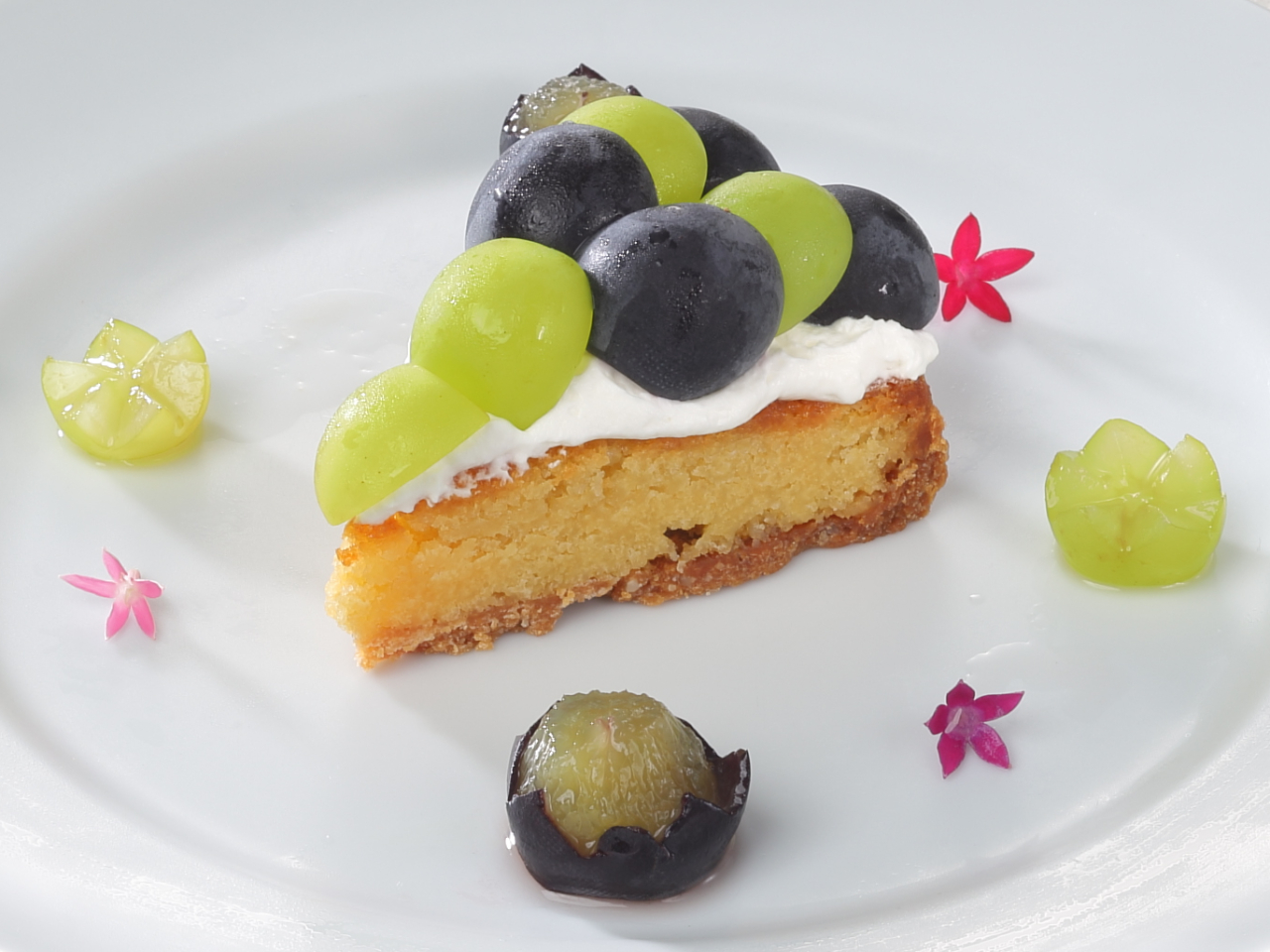 選べるケーキ:ブドウのタルト