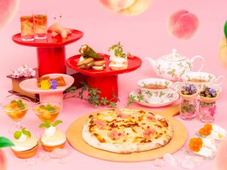 【白桃のご褒美アフタヌーンティー】〜みずみずしい白桃に包まれる、夏のご褒美時間〜