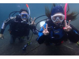 浅いところで練習