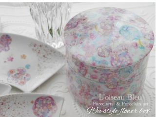 お重と扇皿(扇皿は追加レッスンになります)