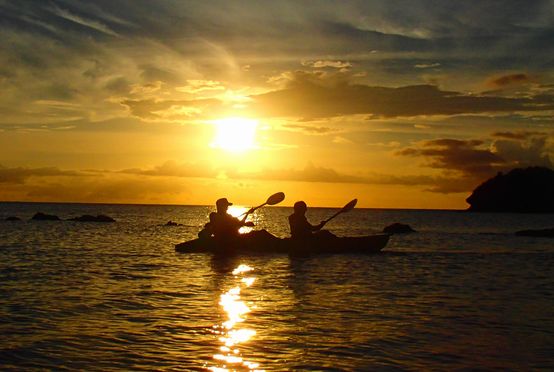 黄金に光る海は感動そのもの!