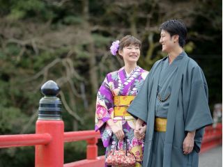 *カップル限定* 着物で箱根の温泉街デート♪カップルプラン