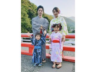 ご家族一緒に*手ぶらで着物、箱根散策♪ ファミリープラン