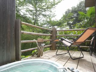 サウナ水風呂からの景色