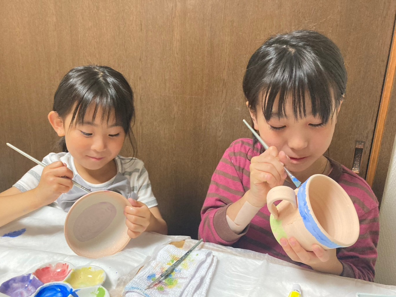 ギフト作り絵付け陶芸体験 60分間 3,600円(税込) 焼成最短7日間